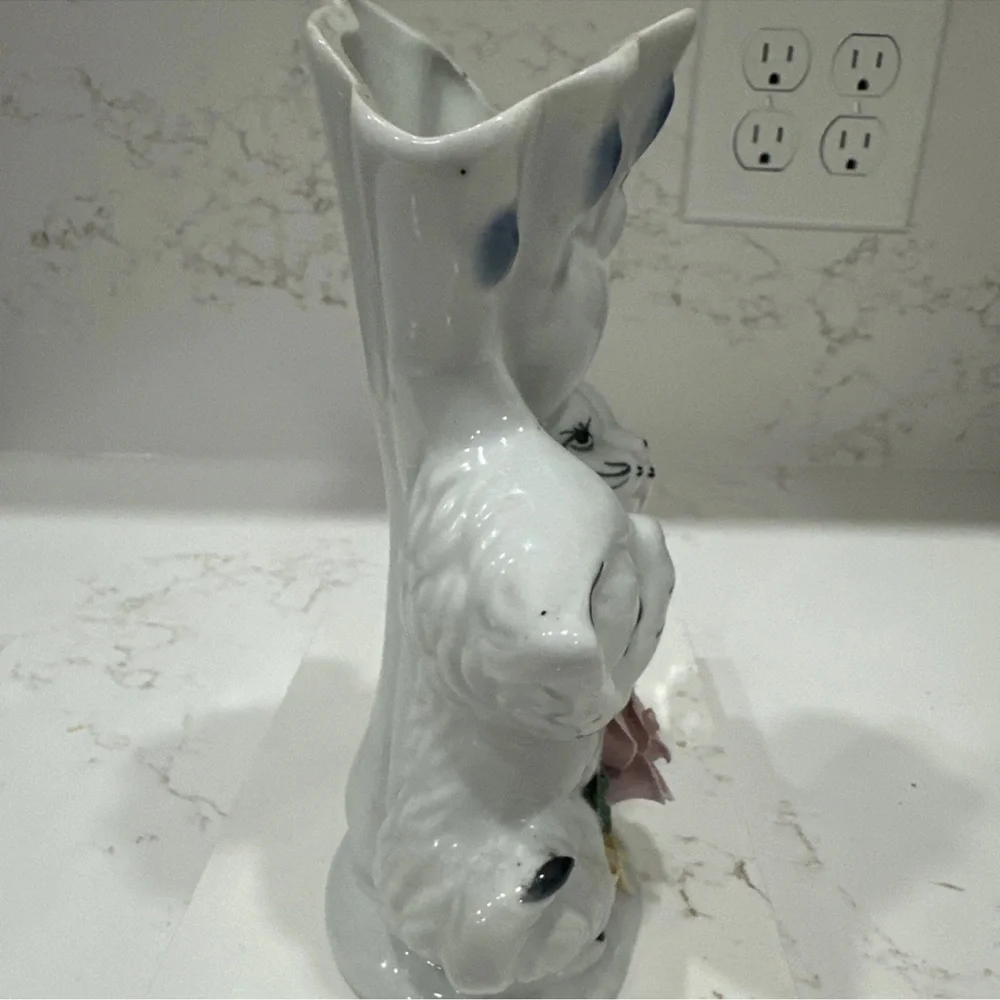 Vintage Cat Vase Especially For Sophia-Ann Double Kitty Cat Porcelain 7